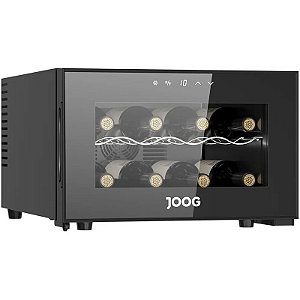 ADEGA CLIMATIZADA PARA VINHOS (para 8 garrafas) Bivolt - Joog Wine Cooler JWCO-23A