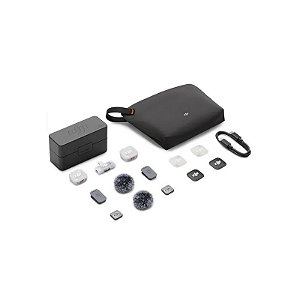 Microfone Dji Mic Mini 2 (2 TX + 1 RX para Celular + Estojo de Carregamento)