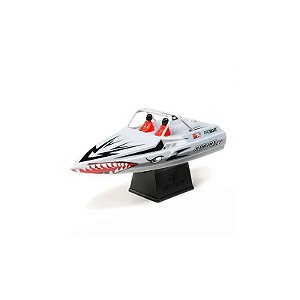 Lancha Proboat Sprintjet 9" de Auto-Ressuscitamento com Jato RTR Prata PRB08045T1