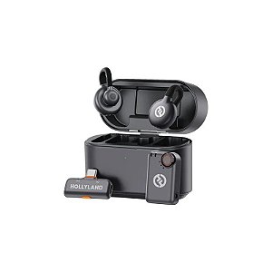 Microfone Hollyland Lark M2S Combo Preto