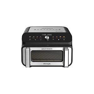Air fryer freidora Electrobras Bravo XL EBGAF-12 1900W 11L 110V Preto - Prata