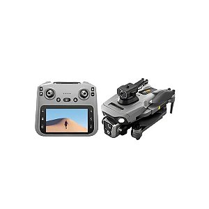 Drone K19 Max GPS com Controle Remoto com Tela - Cinza