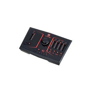 Mesa de Som USB para Streaming / Interface com Iluminação LED, Efeitos de Voz e Amostrador