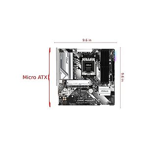 Placa-Mãe AMD AM5 Asrock A620M Pro RS Wifi DDR5 OEM