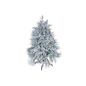 Árvore de Natal Artificial Tipo Pinho Coberta de Neve 1,20 M