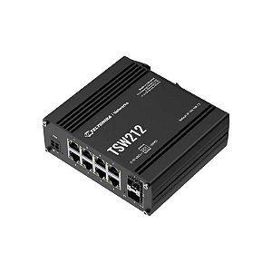 Roteador Industrial Teltonika TSW212 Gigabit/SFP - Preto