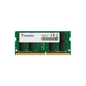 Memória para Notebook Adata, DDR4 16GB (1X16GB), 3200MHZ, So-DIMM, AD4S320016G22-SGN, Verde