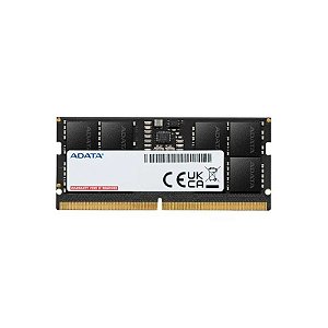 Memória para Notebook Adata Premier, 8GB, 5600MHZ, DDR5, So-DIMM, AD5S56008G-s, Preto