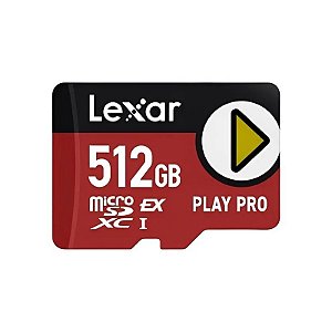 Cartão de Memória Micro SD Express Lexar Play Pro 900-600MB/s para Nintendo Switch 2 512 GB (LMSXPS0512G-BNNNG)