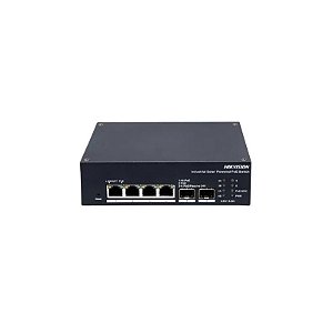 Switch Industrial Hikvision 4P Poe DS-3T1506HP-Ei-UPS 90W