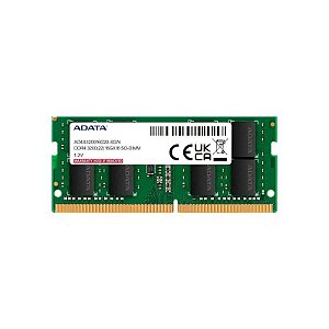 Memória RAM DDR4 Adata 3200 MHZ 16 GB Premier AD4S320016G22-SGN - Preto/Verde