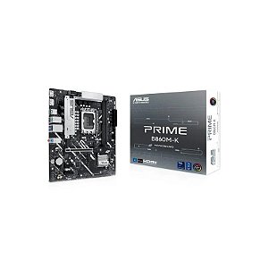 Placa Mãe Asus Prime B860M-K OC Soquete LGA 1851 Chipset Intel B860 DDR5 Micro ATX