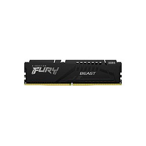 Memória Kingston Fury Beast, DDR5 8GB (1X8GB), 6000MHZ, KF560C36BBE/8, Preto