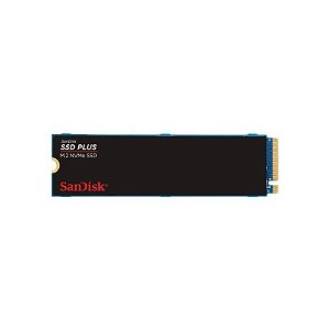 SSD Sandisk Plus, 1 TB, M.2 PCI-Exp 3.0 Nvme, Leitura de até 3200 MB/s, Gravação de 2500 MB/s, SDSSDA3N-1T00-G26