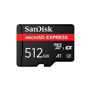 Cartão de Memória Micro SD Sandisk Express 512GB 880Mbps - SDSQXFN-512G-GN4NN