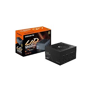 Fonte 1000W Gigabyte GP-UD1000GM 80+ Gold F-Mod PG5 ATX3.0 Bivolt PCI-Exp 5.0