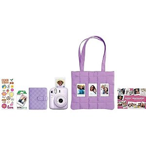 Câmera Instantânea Fujifilm Instax Mini 12 Pacote de Férias Roxo