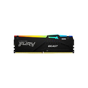 Memória Ram DDR5 Kingston 5600 MHz 8 GB Fury Beast RGB KF556C40BBA-8