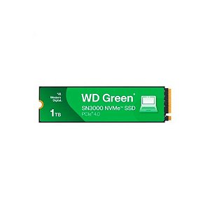 Disco SSD M.2 1TB Nvme WD Green SN3000 GEN4X4 5000MB/ WDS100T4G0E