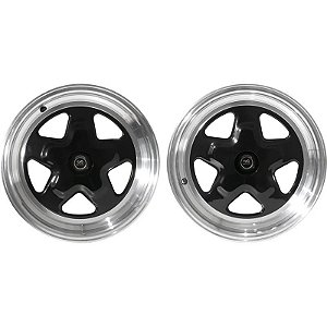 Kit de Rodas para Drag Infinity Racing - 15x4" + 15x7" (4 unidades) (Tipo Blank sem furo)