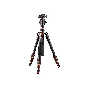 Tripé K&F C225C0+BH-25 de Fibra de Carbono