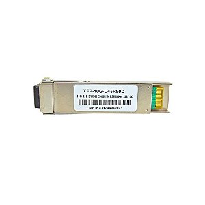 Parafuso M XFP 10G 80KM LC 1541.35 CH45 D46R90 com Mux-Demux Cisco