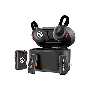 Microfone Hollyland Lark M2S Ultimate Combo S.Gray Light/USB-C