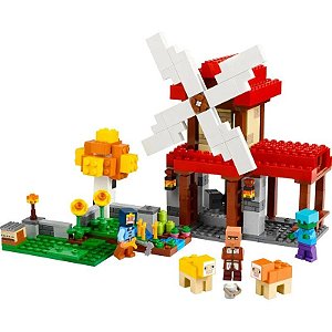 Jogo Lego Minecraft A Fazenda do Moinho - 21262 (462 Peças)