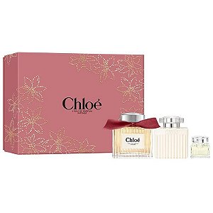 Kit Perfume Chloé Intense EDP 100mL+5mL+Loção Corporal 100mL - Feminino