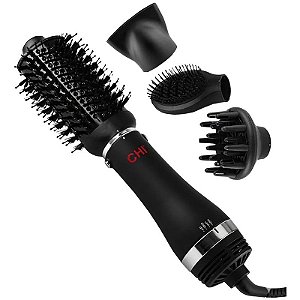 Secador Escova Modeladora CHI CA7557 Volumizer 4 em 1 1000W 110V/60Hz - Preto