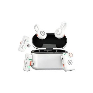 Microfone Hollyland Lark M2S Ultimate Combo Branco