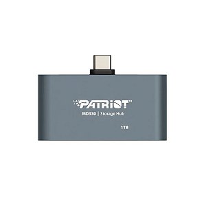 Hub USB-C Patriot PMD1TH013 1 TB 3 em 1 - Cinza