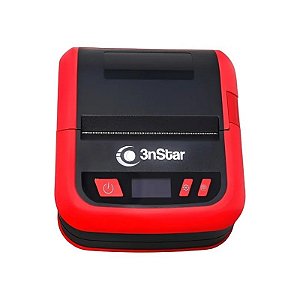 Impressora Térmica POS 3NSTAR PPT305BT Portátil 1D/2D Bluetooth - Preto/Vermelho