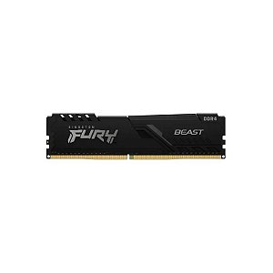Memória DDR4 16GB 3200 Kingston Fury Beast Black KF432C16BB/16