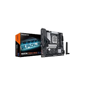 Placa Mãe Gigabyte B860M Eagle WIFI6 DDR5 Socket 1851 Chipset B860 Micro ATX