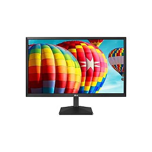 Monitor LED de 24" LG 24MK430H-B Full HD 16:9 com HDMI e D-Sub Bivolt - Preto