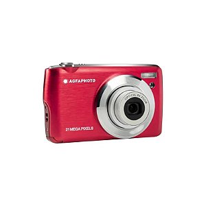 Câmera Digital Agfaphoto Realishot DC8200 - 21MP - SD 16GB - Tela 2.7" - Vermelho