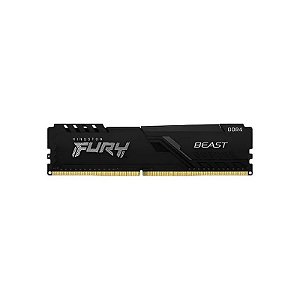 Memória RAM DDR4 Kingston 3200MHZ 16GB Fury Beast KF432C16BB1/16 Preto