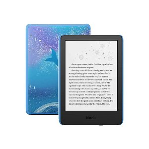 Livro Eletrônico Amazon Kindle Kids 2024 - 16GB - Wi-Fi - 6 Pol. - Space Whale