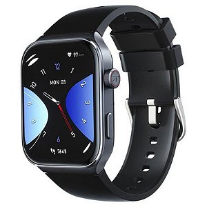Relógio inteligente Kieslect Calling KS2 com Tela de 2,01"/Bluetooth/3 Atmosferas - Azul Meia-Noite