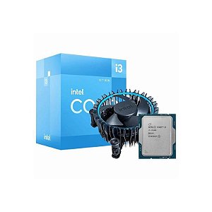 Processador Intel Core i3 12100 Soquete LGA 1700 / 3,30 GHZ / 12 MB