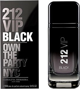 212 Vip Black Carolina Herrera Perfume Masculino 100ml