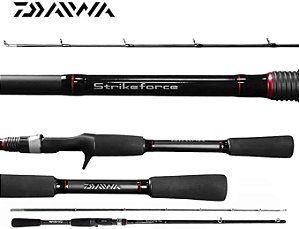 Daiwa Vara de Pesca Strikeforce 1,68m 25lbs 562-2 Partes - CARRETILHA
