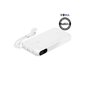 Carregador Portátil Belisk Boostcharge 20K com Display Branco - BPB028FQWH