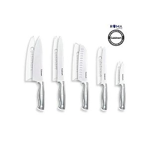 Jogo de Facas Cuisinart C77CR-10PC Rebite Triplo - 10 Peças