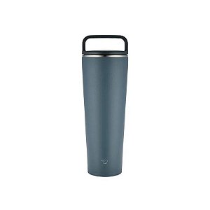 Copo Térmico Zojirushi SX-LA89HHM com Alça Encaixe Carro Inoxidável 890ML - Cinza