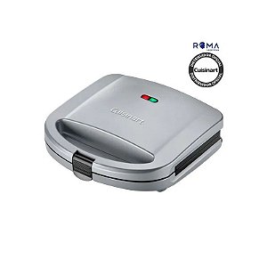 Sanduicheira Grill Cuisinart WM-SW2N1NAS Prata 110V