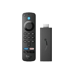 Controle Amazon Fire TV Stick Full HD Alexa 8GB Wi-Fi 5 Preto - 840414697713