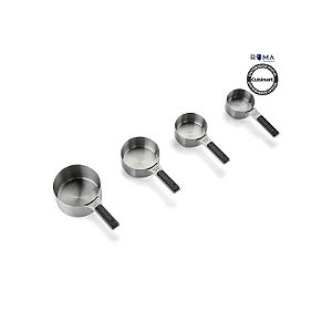Kit de Copos Medidores Magnéticos Cuisinart CTG-00-4MMCC Inox - 4 Peças