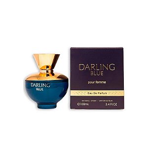 Perfume Mega Coleção Darling Blue Pour Femme Eau de Parfum Feminino 100ML